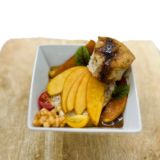 Boudin blanc truffé sur pomme caramélisée