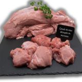 Épaule de veau coupée en morceaux