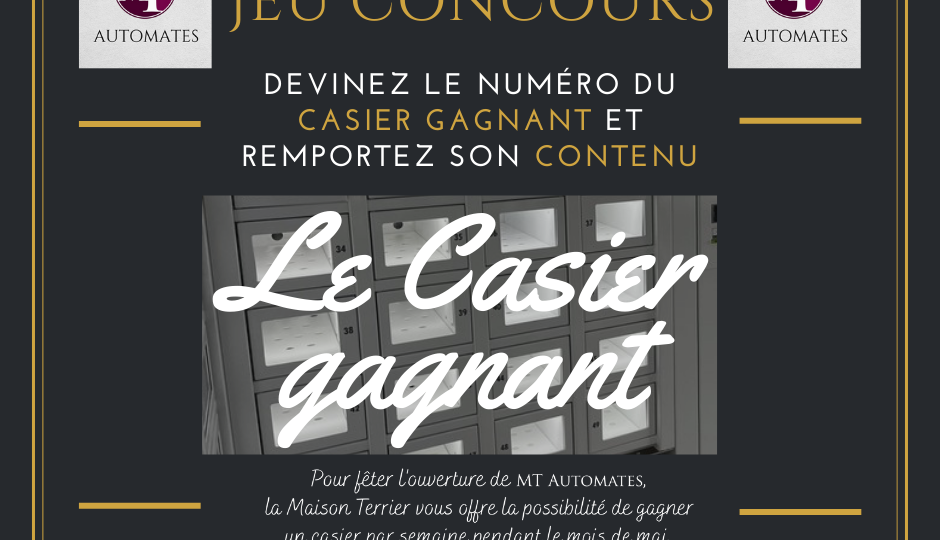 Devinez le casier gagnant et remportez son contenu